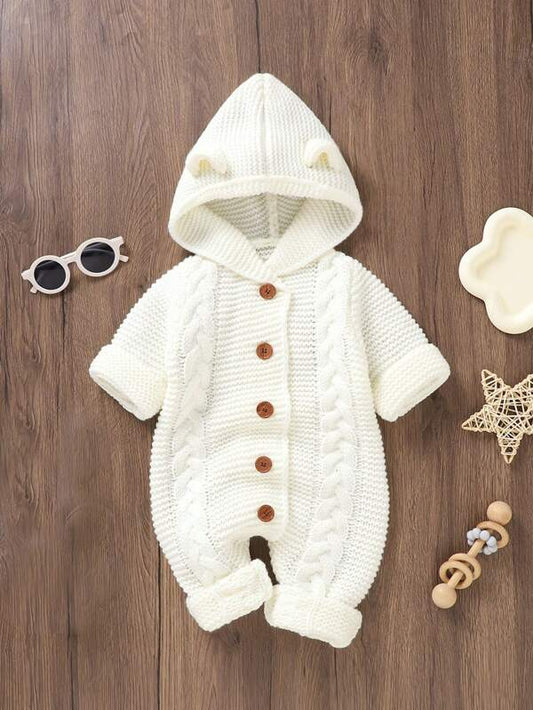 Tricotée À Capuche Pour Bébé Garçon